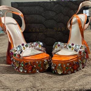 Azalea Wang Wake The Neighbors Chunky Sandal